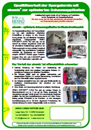 Reinigung und Desinfektion mit A-QUASAN von Lebensmittel-Verarbeitungsmaschinen - Schälmaschinen
